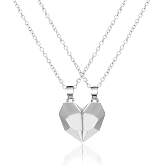 Collier magnétique en forme de cœur pour couple (2 pièces) (EGN128)