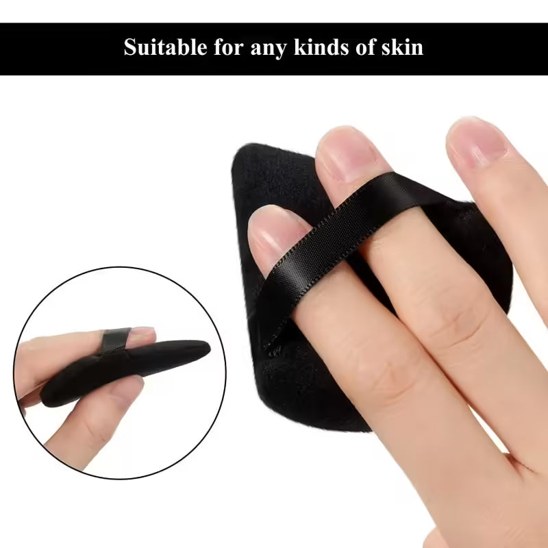Velvet Triangle Makeup Sponges – Soft, Reusable Blending Tools for Flawless Application | Face & Beauty Sponges