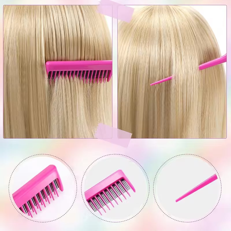 Hair styling comb set 10pcs salon tools kit