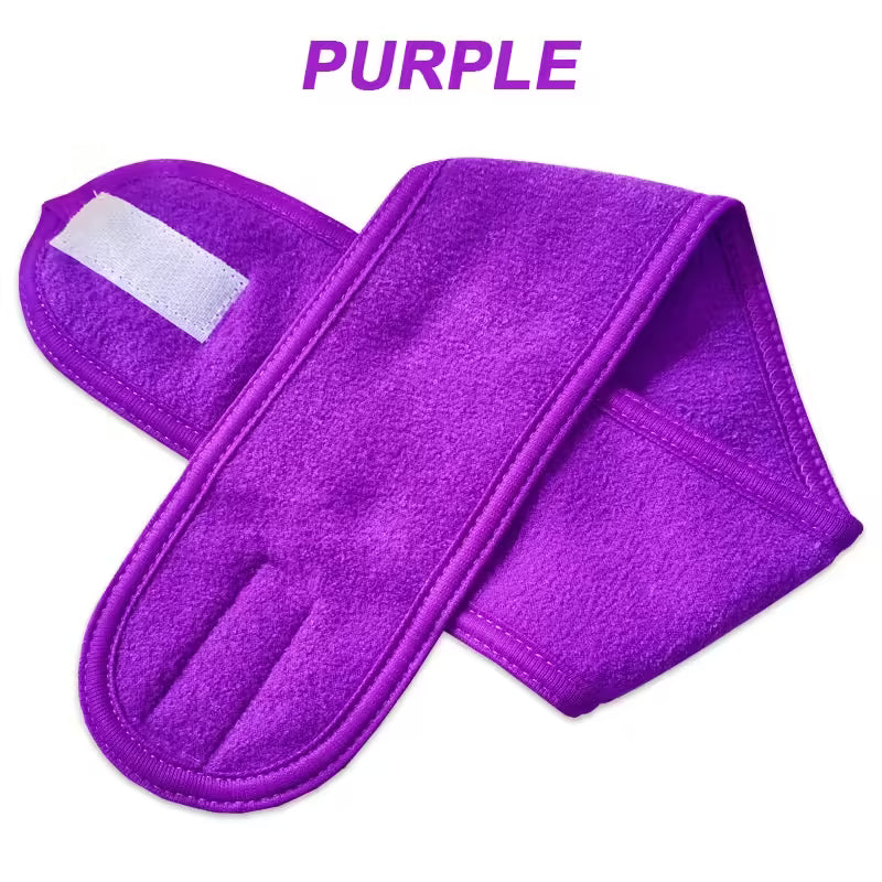 Adjustable Wide Hair Band for Women – Versatile Yoga, Spa, Bath, and Makeup Headband for Face Washing and Cosmetic Applications