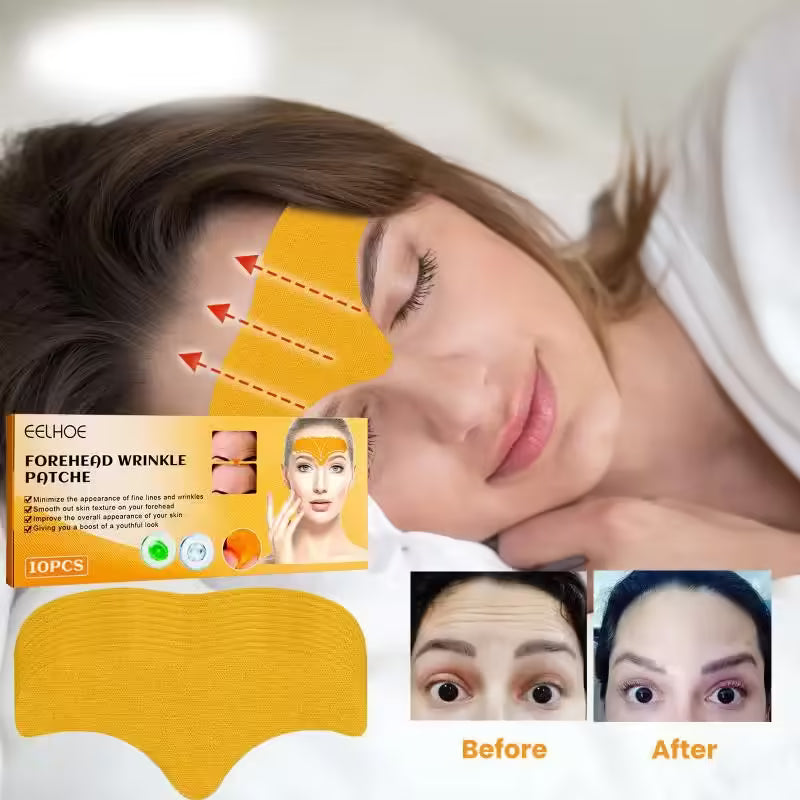 Anti-wrinkle forehead gel patch 10 pcs set