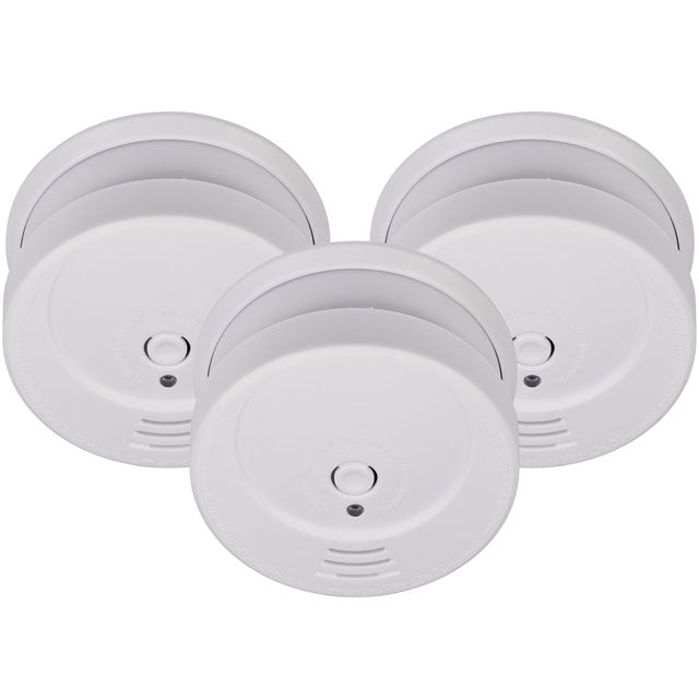 3-Pack RM C9010 Smoke Detector Set – EN 14604 Certified with Replaceable Battery &amp; Penetrating Alarm SignalThis title is structured to highlight key features and certifications for SEO, making it easy for search engines and potential customers to understand the product at a glance.