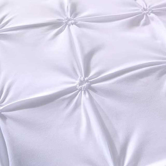 3-Piece Queen Duvet Cover Set – Gray Bed in a Bag with Pillowcases, No Comforter Included