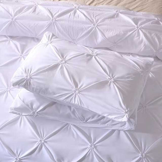 3-Piece Queen Duvet Cover Set – Gray Bed in a Bag with Pillowcases, No Comforter Included