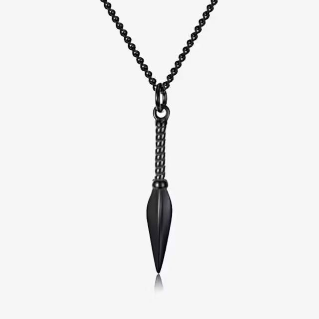 Collier homme en acier inoxydable à longue chaîne 3 couleurs (EGN041)