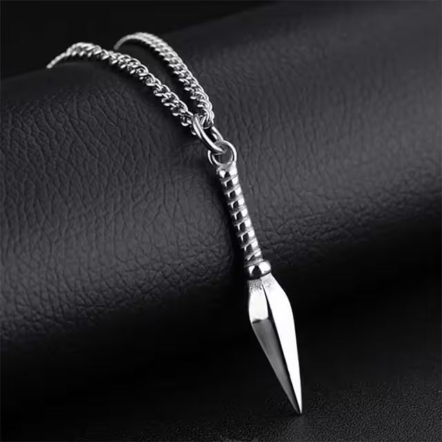 3 Colors Long Chain Stainless Steel Men Necklace (EGN041)