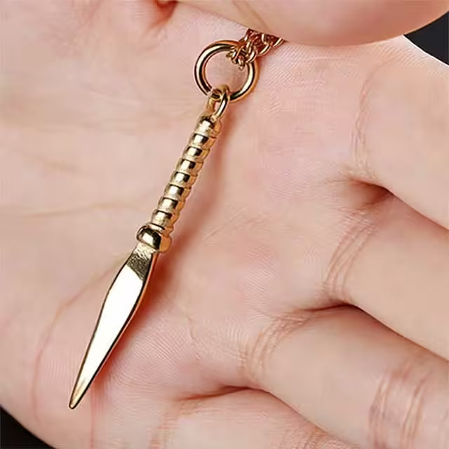 3 Colors Long Chain Stainless Steel Men Necklace (EGN041)