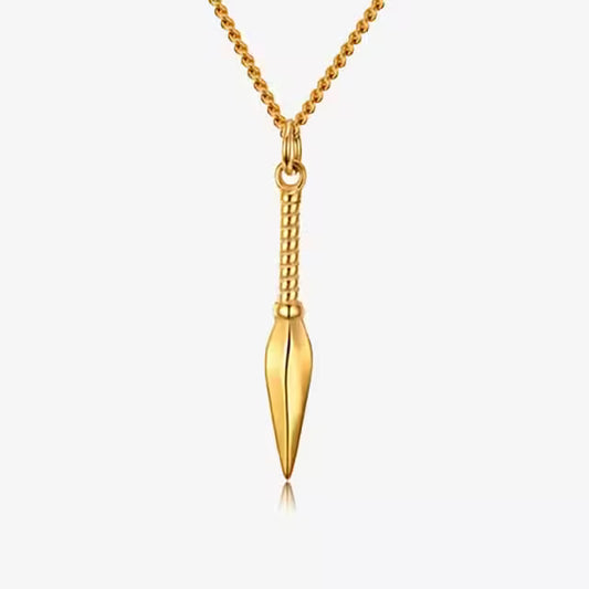 Collier homme en acier inoxydable à longue chaîne 3 couleurs (EGN041)