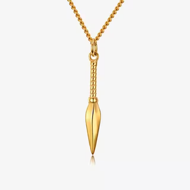 3 Colors Long Chain Stainless Steel Men Necklace (EGN041)