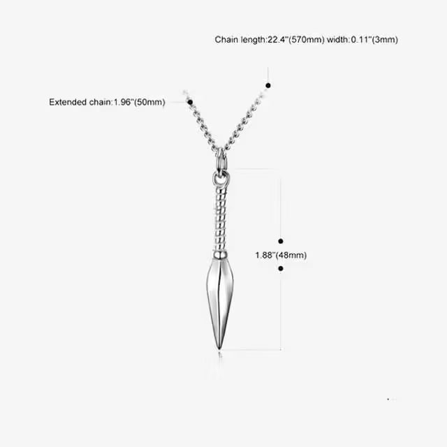 Collier homme en acier inoxydable à longue chaîne 3 couleurs (EGN041)