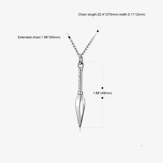 Collier homme en acier inoxydable à longue chaîne 3 couleurs (EGN041)