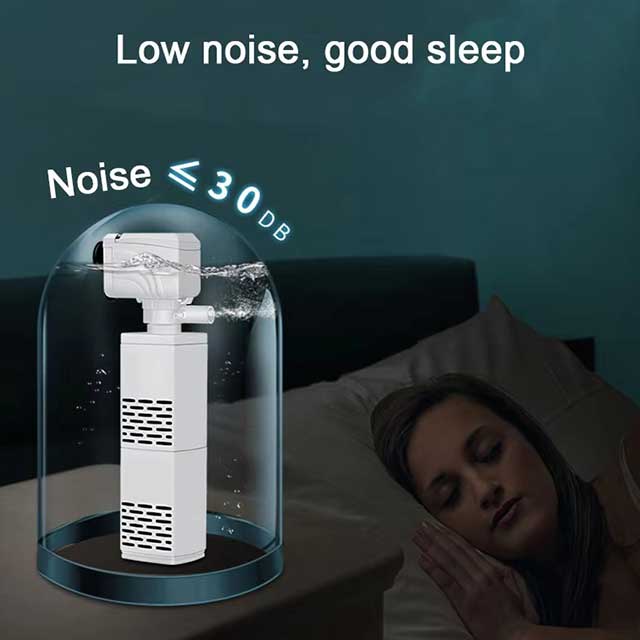 3-in-1 Submersible Aquarium Filter Pump – Silent 220V Fish Tank Aerator, Water Changer & Wave Maker