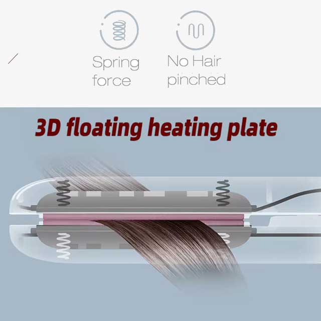 3-in-1 Hair Curler Corrugated Professional Mini Styling Appliance - Multi-Function Hair Styler for Curls, Waves & Volume