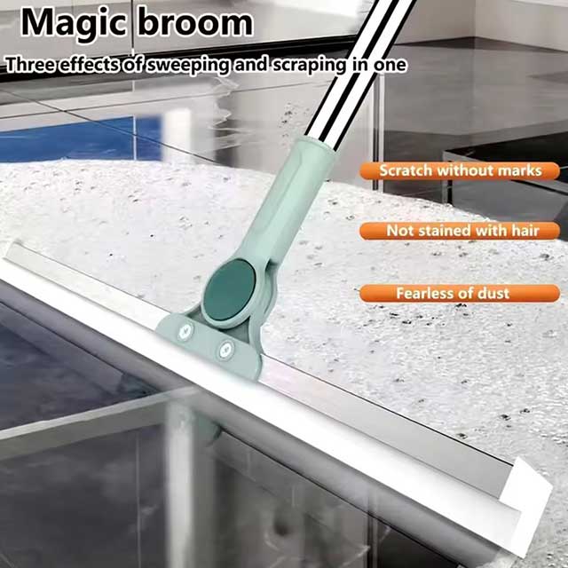 3-in-1 Multifunctional Floor Squeegee - Household Tile, Glass & Window Wiper for Toilet & Washroom Cleaning