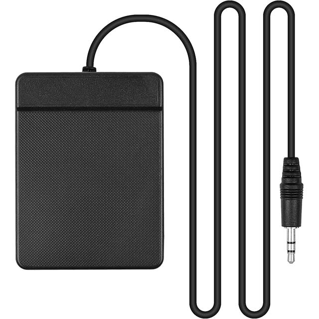 3.5mm Interface Compact Sustain Pedal - Universal Single Pedal for Musical Instruments, Portable Roll Up Piano, Electronic Keyboard, Electronic Roll Up Drum, Single Pedal, Sustain Pedal