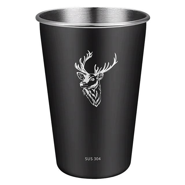 304 Stainless Steel Beer Mug – Single Layer Cold Drink & Coffee Cup – Portable & Durable for Home, Bar, Restaurant & Party Use