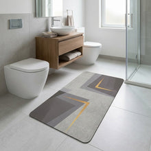 50*80cm Rectangular Absorbent Anti Slip Rubber Quick Dry Bath Mat (EGM063)