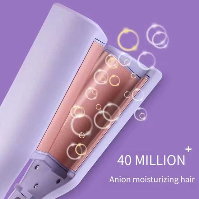 32mm Automatic Curling Iron – Electric Rotating Hair Curler with Long-Lasting French Styling & Anti-Flame Design