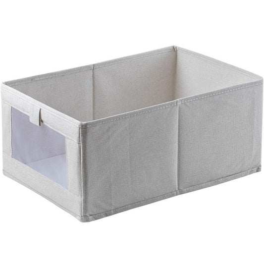 Foldable Wardrobe Organizer Box with Transparent Window – Clothes, Jeans & Underwear Storage Organizer