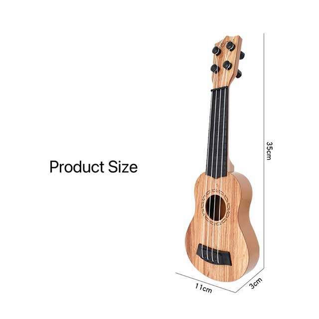 35cm Children’s Toy Guitar – Ukulele-Style Musical Instrument with Pick | Fun Pretend Play & Early Learning Music Toy for Kids