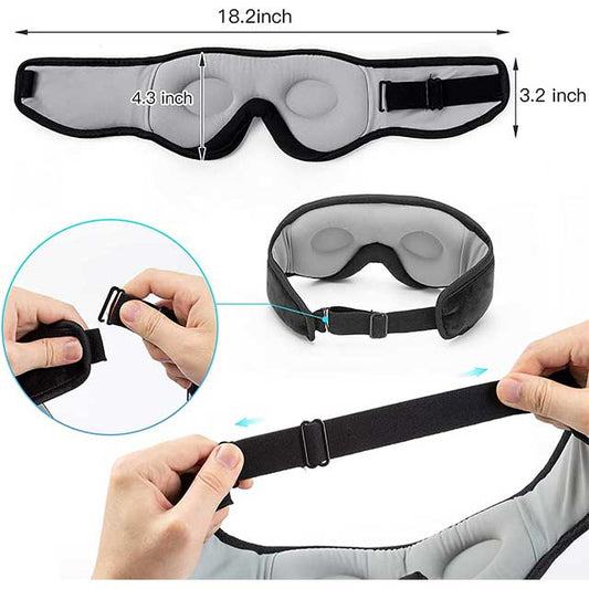 3D Bluetooth Sleep Mask with Ultra Thin Speakers