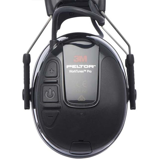 3M Peltor WorkTunes Pro FM Radio Hearing Protection – 32dB Noise Reduction Headset for Forestry, Agriculture &amp; High-Noise Leisure Activities