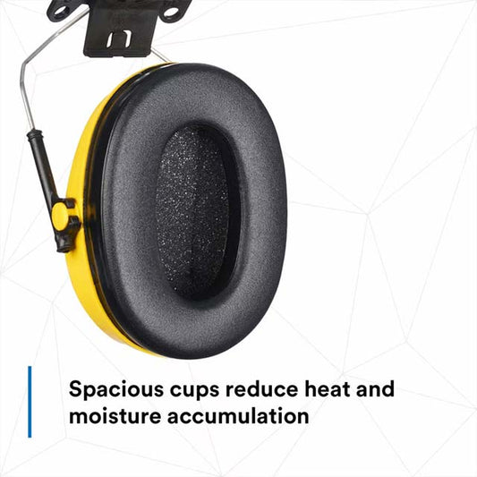 3M™ PELTOR™ Optime™ I Helmet Attach Earmuff H510P3GS/E – Yellow, Class 5 SLC80, 26dB Noise Reduction, 10 ea/Case