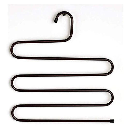 5-Layer Space Saving Pants Hanger – Multi-Tier Clothes Organizer for Trousers, Jeans & Scarves
