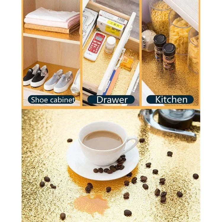 Self-Adhesive Aluminum Foil Kitchen Sticker Roll – Heat & Oil Resistant Wall Protector