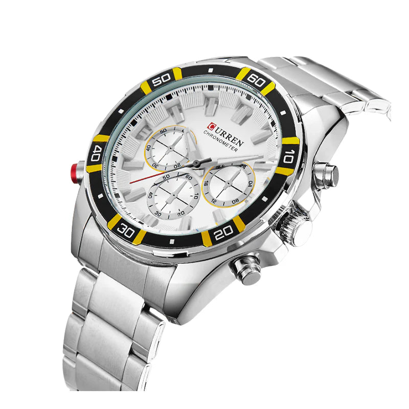 Curren Stainless Steel Men Watch (8184)