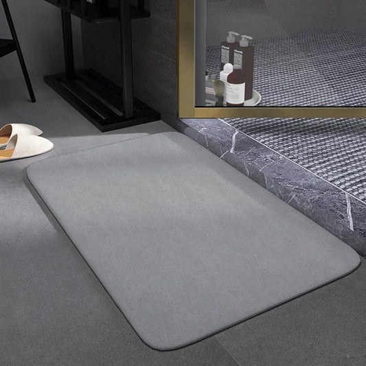 40*60cm Rectangular Absorbent Anti Slip Rubber Quick Dry Bath Mat (EGM020)