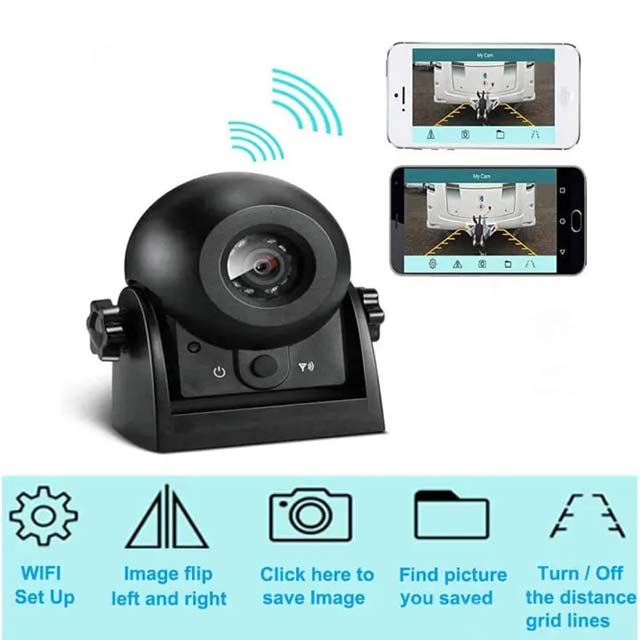 UZONE Wireless Reversing Camera &amp; iOS for Car, Trucks, RVs | MS-305WF