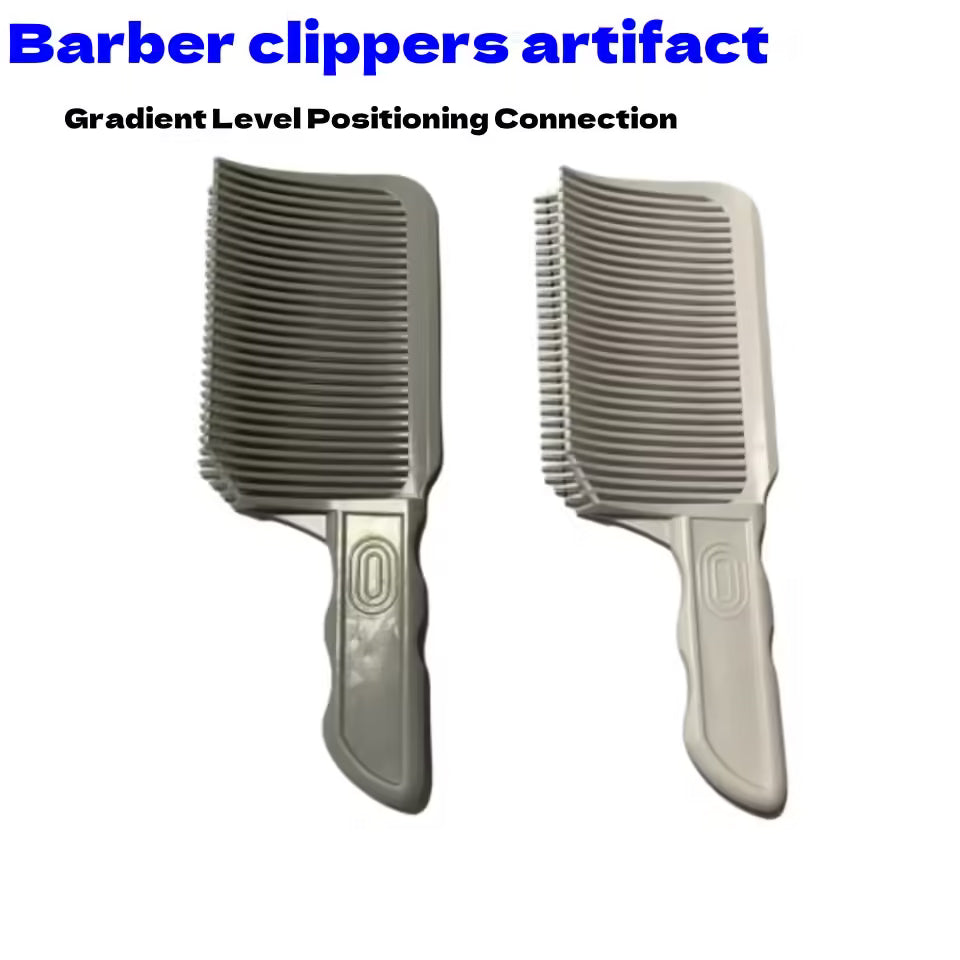 Peigne à dégradé - Outil de dégradé professionnel pour tondeuse de barbier - Brosse à dégradé résistante à la chaleur pour coiffure en salon 