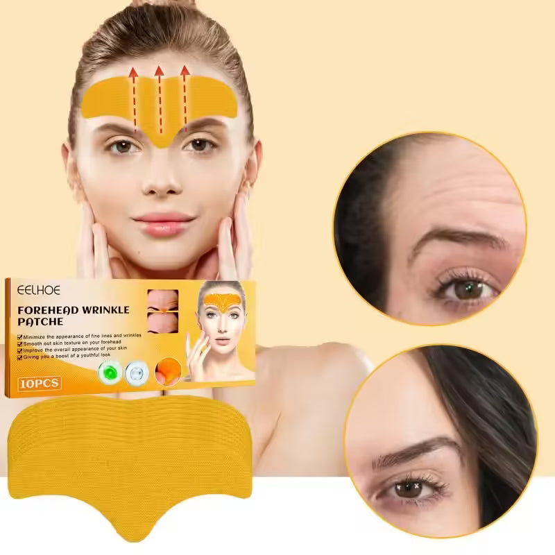 Anti-wrinkle forehead gel patch 10 pcs set