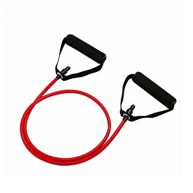 4-Level Resistance Band with Handles – Adjustable Fitness Band for Home Workouts, Strength Training, Yoga & Pilates