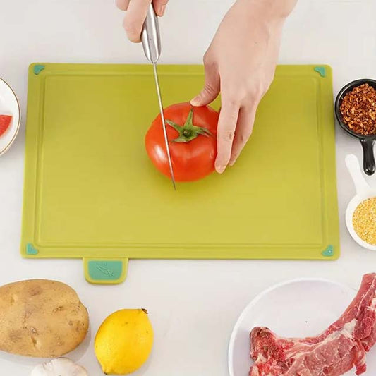 4-Piece Kitchen Cutting Board Set for Fruits and Vegetables - Durable, Easy-to-Clean Cutting Boards for Food Preparation