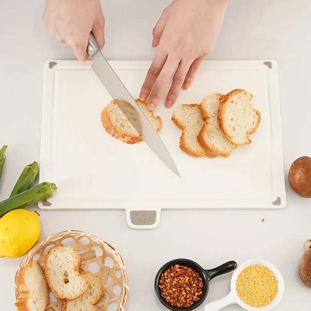 4-Piece Kitchen Cutting Board Set for Fruits and Vegetables - Durable, Easy-to-Clean Cutting Boards for Food Preparation