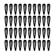 40Pcs Snap Hair Clips for Baby Girls – 2 Inch Candy Color Glossy No-Slip Metal Hair Barrettes & Pins