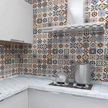 Autocollant mural 60CM*5m de style européen, étanche et résistant à l'huile – Crèdence de cuisine et papier peint pour armoire en PVC autocollant – Décoration de salle de bain résistante à la chaleur