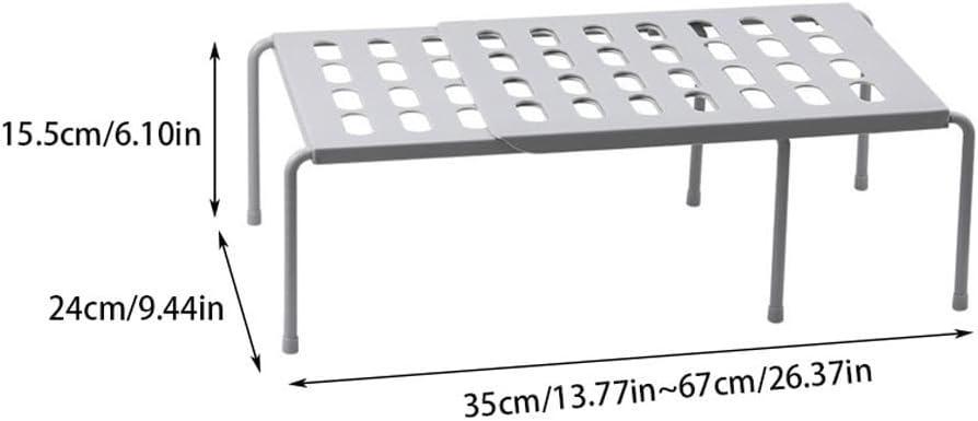 Étagère à chaussures en plastique multicouche non réglable – Organisateur de baskets et de chaussons peu encombrant pour armoires familiales et dortoirs (blanc/gris)