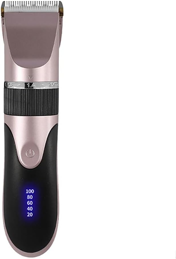 Tondeuse à Cheveux Électrique Professionnelle – Tondeuse Rechargeable sans Fil pour Hommes, Adultes et Enfants – Kit de Coupe de Précision (Argent/Noir)