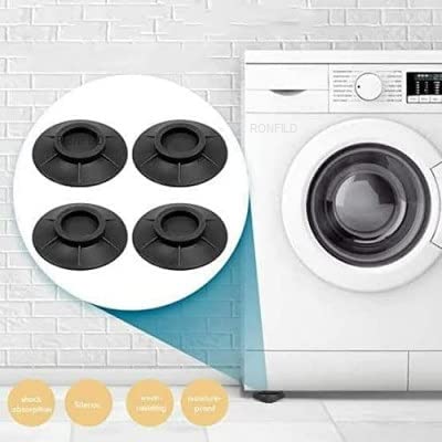 1 PIÈCE Patins anti-vibration – Pieds en caoutchouc antidérapants amortisseurs pour lave-linge et sèche-linge (silencieux et stables)