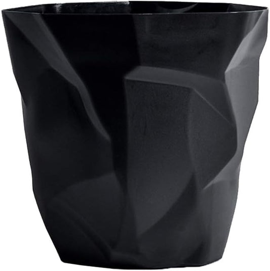 Creative Irregular Bathroom Trash Can – Nordic Style Open-Top Wastebasket – Geometric Decorative Rubbish Bin for Household & Office (Multi-Color)