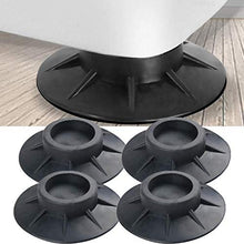1 PIÈCE Patins anti-vibration – Pieds en caoutchouc antidérapants amortisseurs pour lave-linge et sèche-linge (silencieux et stables)