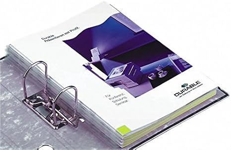 Durable Filefix Bandes adhésives pour classement A4 – Bandes transparentes pour documents, 297 mm, lot de 50