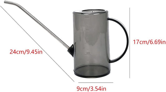1 Liter Long Spout Watering Can with Gardening Shovel Set – Precision Irrigation Spraying Pot for Indoor Houseplants, Office, and Succulents