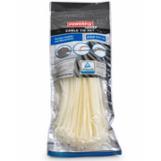 Ensemble de serre-câbles blancs Powerfix – Gestion des câbles robuste et durable pour applications domestiques, de bureau et industrielles