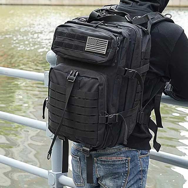 45L Tactical Backpack for Men – Military 3P MOLLE Assault Pack for Hiking, Survival, Trekking & Hunting