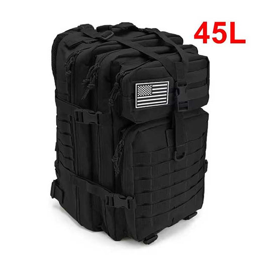 45L Tactical Backpack for Men – Military 3P MOLLE Assault Pack for Hiking, Survival, Trekking & Hunting