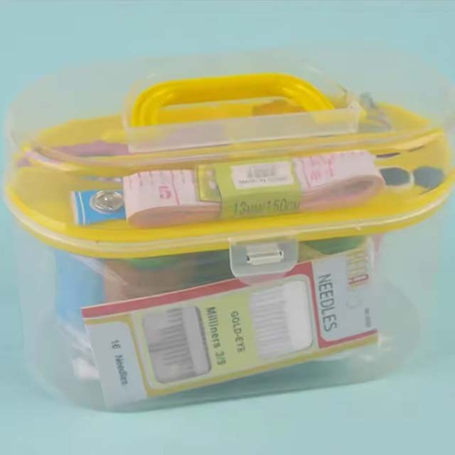 46-Piece Large Sewing Kit – Multifunctional Home Sewing Tool Set with Storage Box (150g)